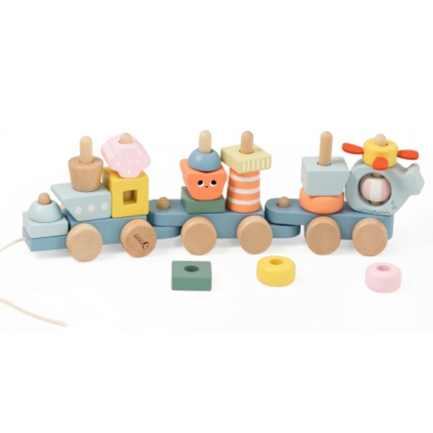 Classic World Montessori Ocean Train Holzpuzzle
