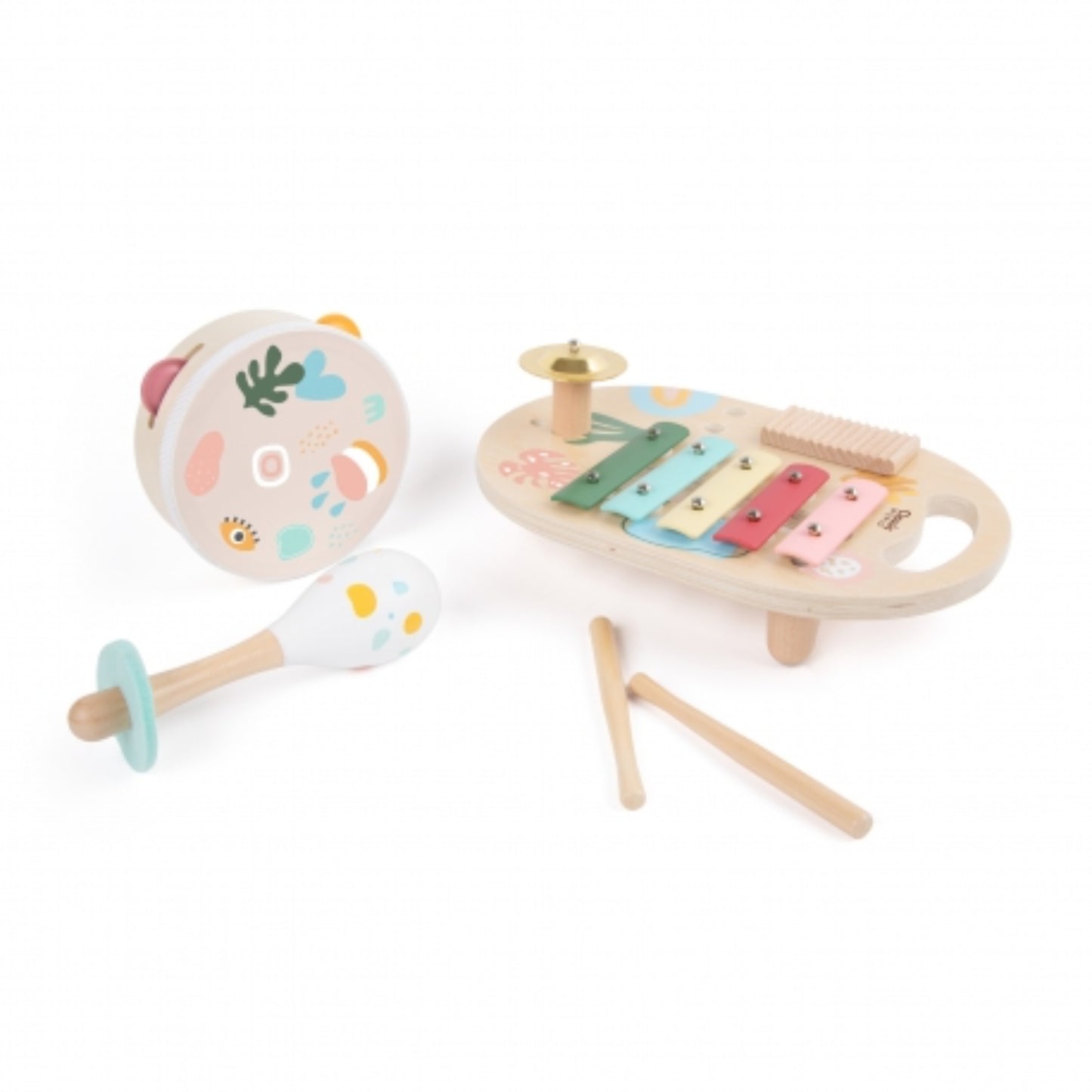 Classic World Musikinstrumenten-Set für Kinder – Xylophon, Trommel & Co.