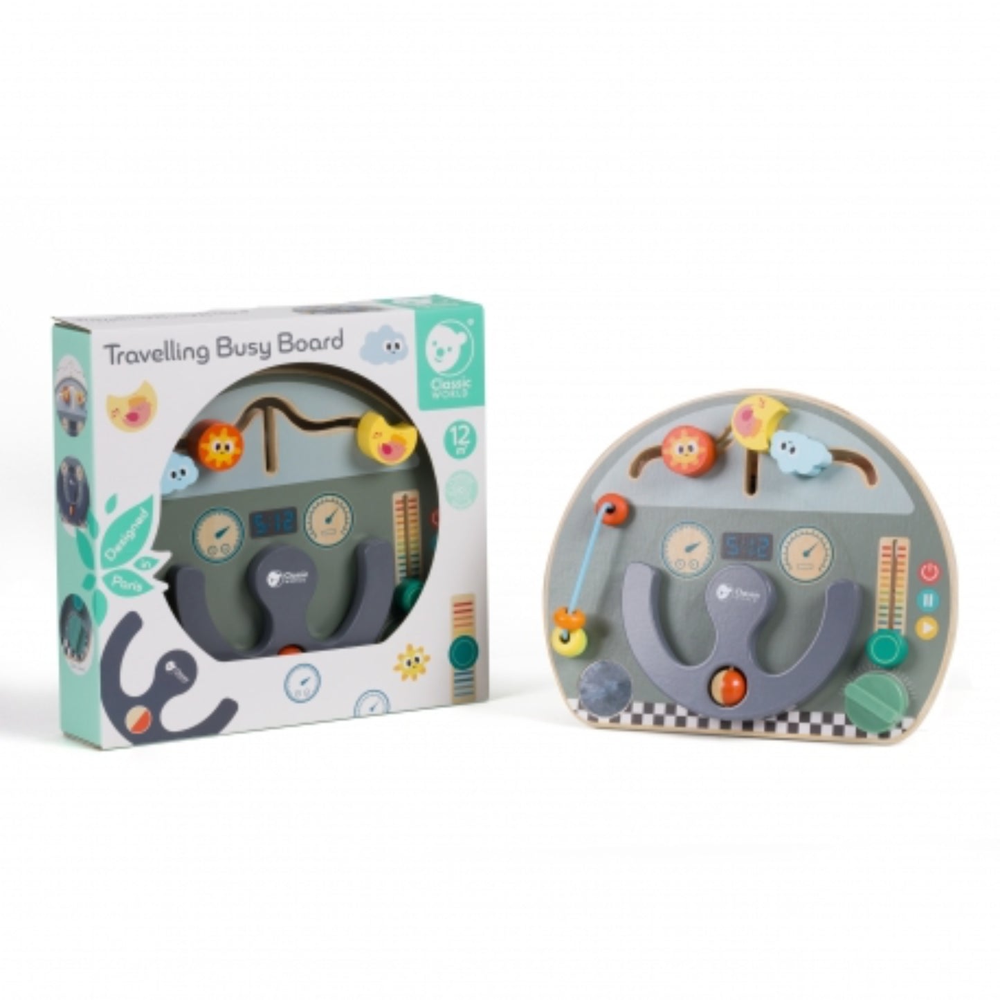 Classic World 6-in-1 Aktivitätstafel für Kleinkinder