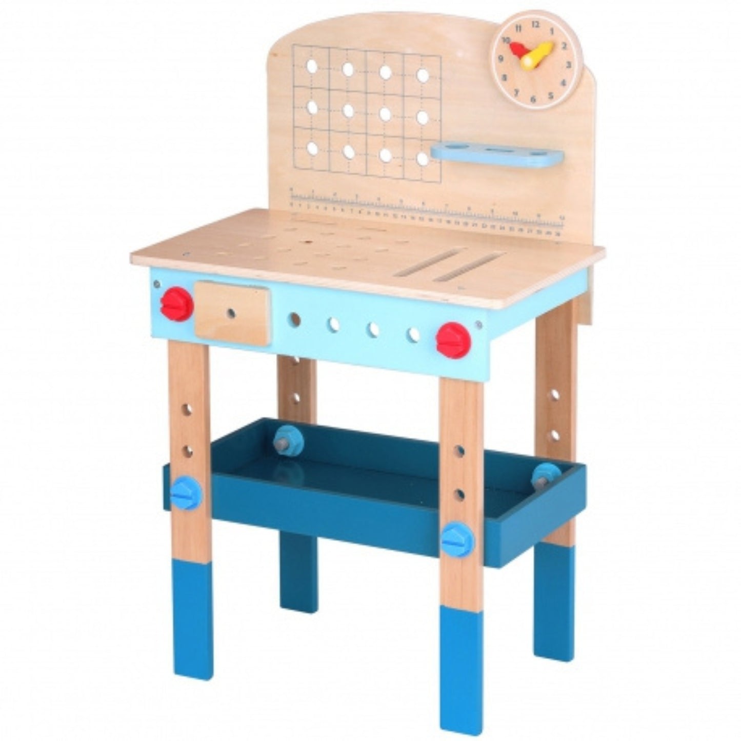 Montessori Lernspielzeug – Ökologischer Werkzeugtisch aus Holz für kleine Handwerker