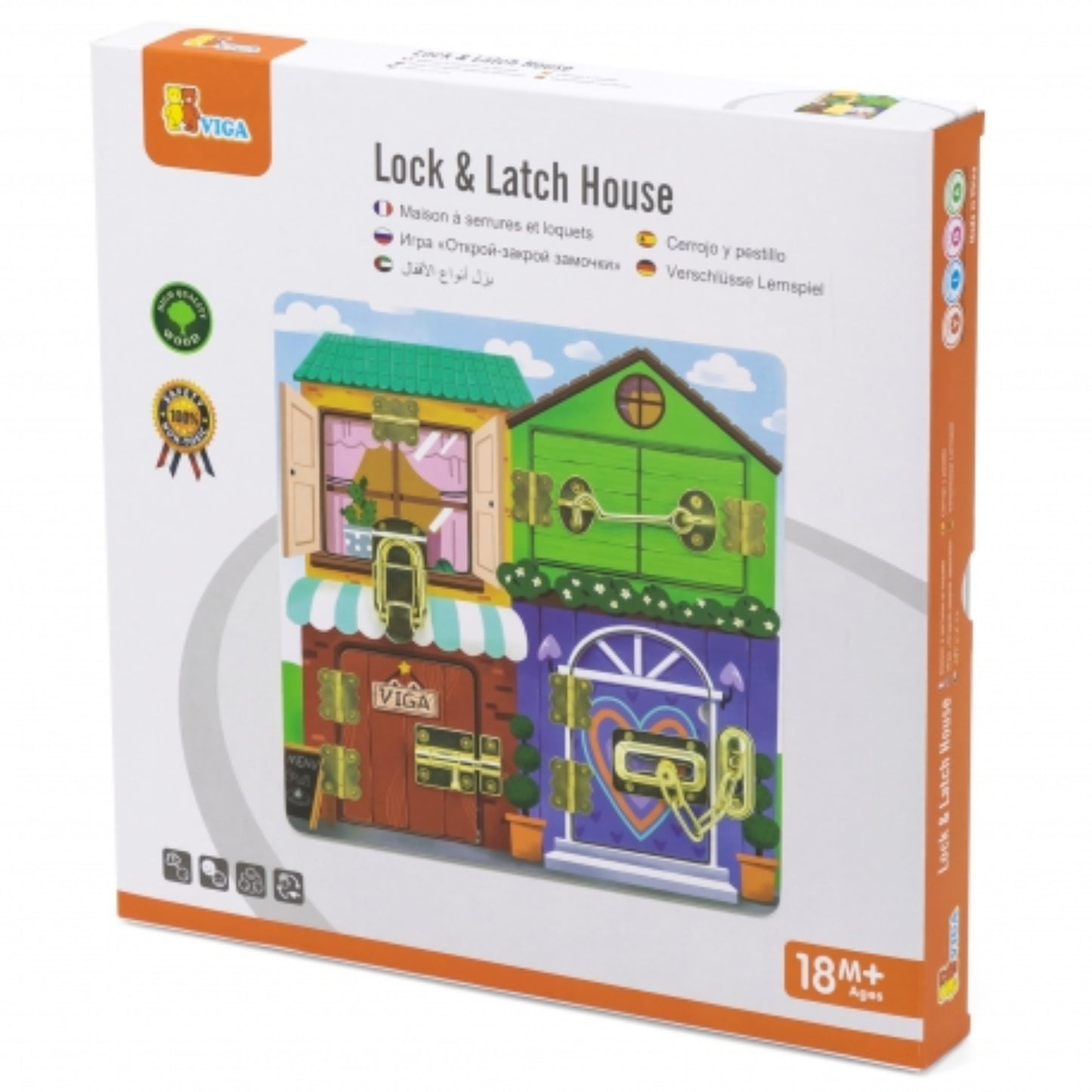 VIGA Montessori-Tür- und Schlossplatte