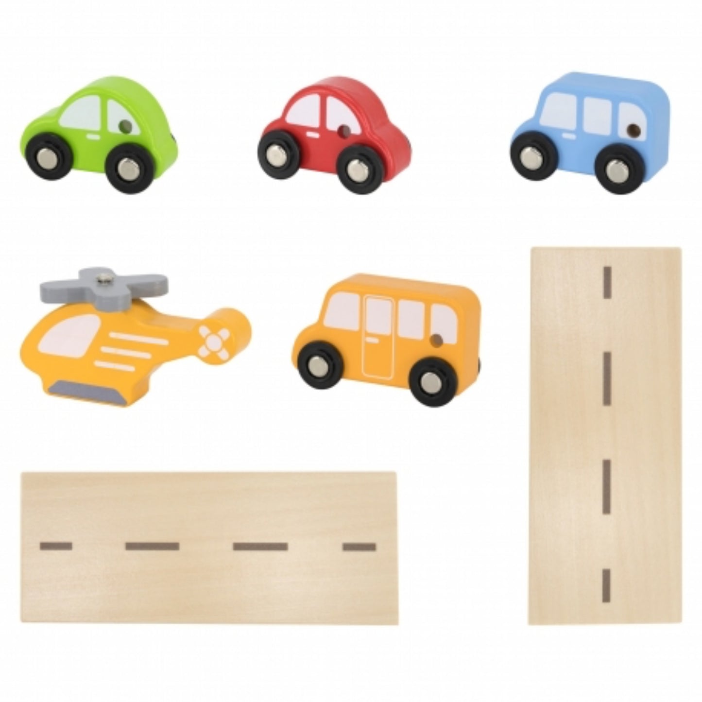 VIGA Holz-Parkhaus mit Lift – Kreativer Spielspaß für kleine Auto- und Flugzeugfans