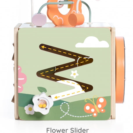 Classic World 5-in-1 Aktivitätswürfel mit geometrischen Formen – Für Kinder ab 18 Monaten