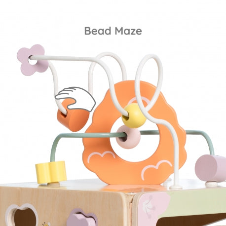 Classic World 5-in-1 Aktivitätswürfel mit geometrischen Formen – Für Kinder ab 18 Monaten