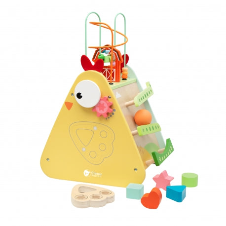 Classic World Montessori Cube 10-in-1 Happy Farm XXL – Aktivitätswürfel