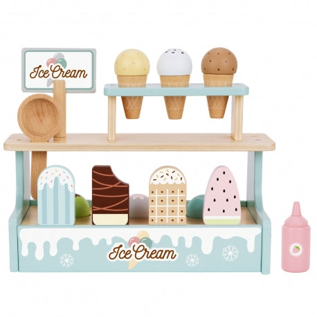 Holz-Eiscreme Set mit Eistheke – Kreatives Spielzeug für Kinder