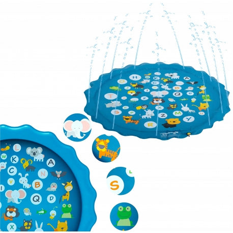 WOOPIE Wasserspritzmatte mit Fontäne – Interaktives Outdoor-Spielzeug