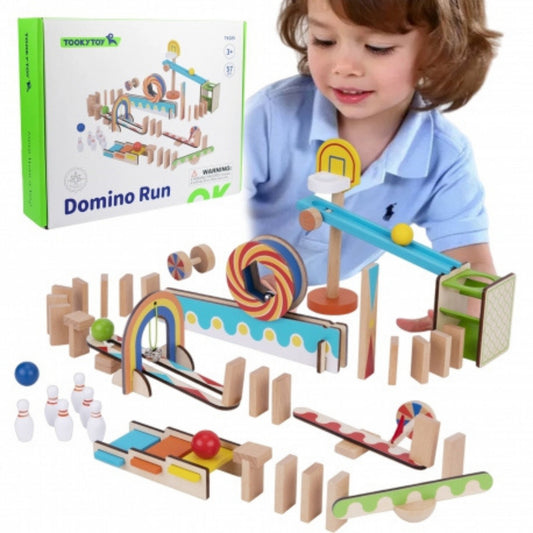 Tooky Toy Domino-Kugelbahn