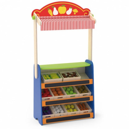 VIGA 2in1 Theater und Lebensmittelgeschäft – Multifunktionales Spielset