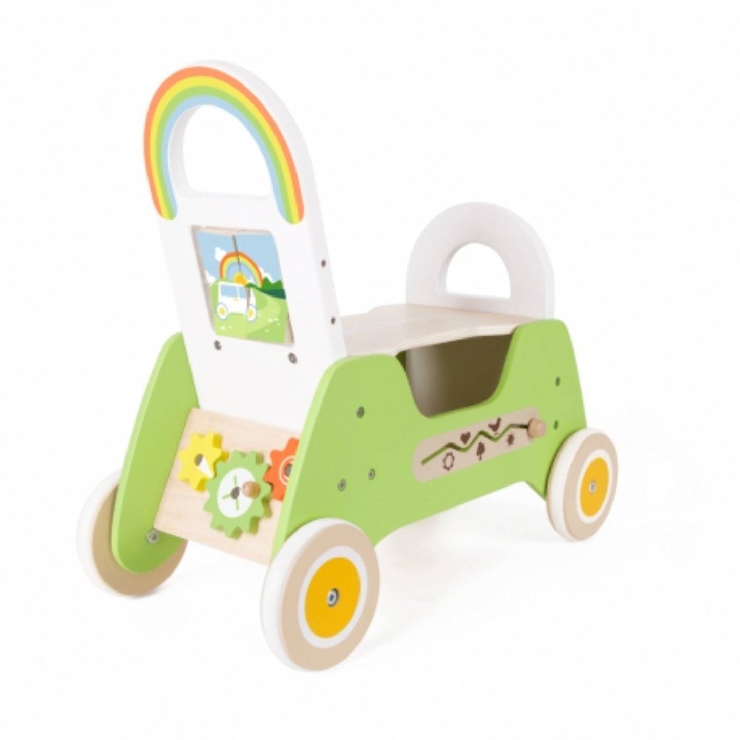 CLASSIC WORLD Holz-Montessori Fahrwagen 2-in-1