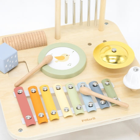 Viga Holz Musikspielzeug – 7-in-1 Musikalischer Lern-Tisch für Kinder