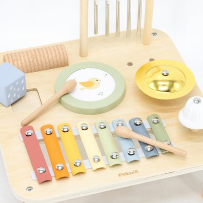 Viga Holz Musikspielzeug – 7-in-1 Musikalischer Lern-Tisch für Kinder