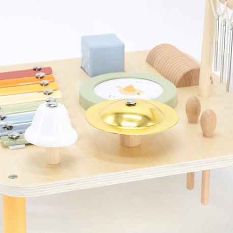 Viga Holz Musikspielzeug – 7-in-1 Musikalischer Lern-Tisch für Kinder