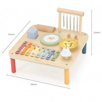 Viga Holz Musikspielzeug – 7-in-1 Musikalischer Lern-Tisch für Kinder
