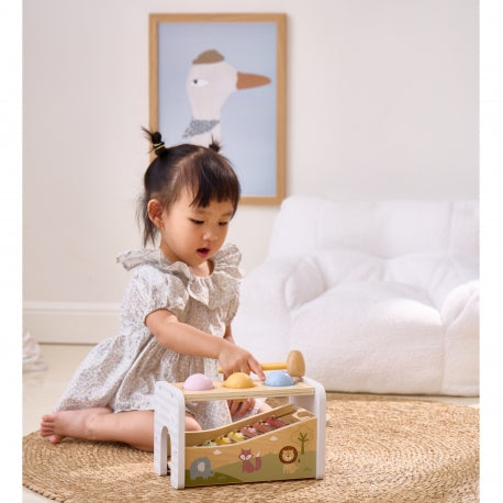 Montessori Holzspielzeug Set: Xylophon und Hammerbank 2-in-1 für Kleinkinder