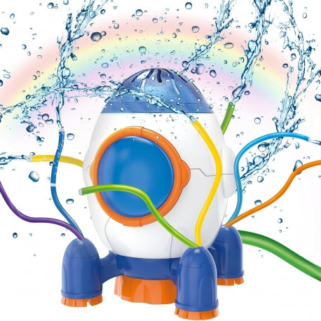 WOOPIE Garten-Sprinkler „Rakete“ – Interaktives Wasserspielzeug